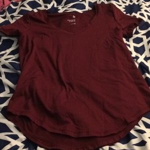 Brand new red v-neck shirt